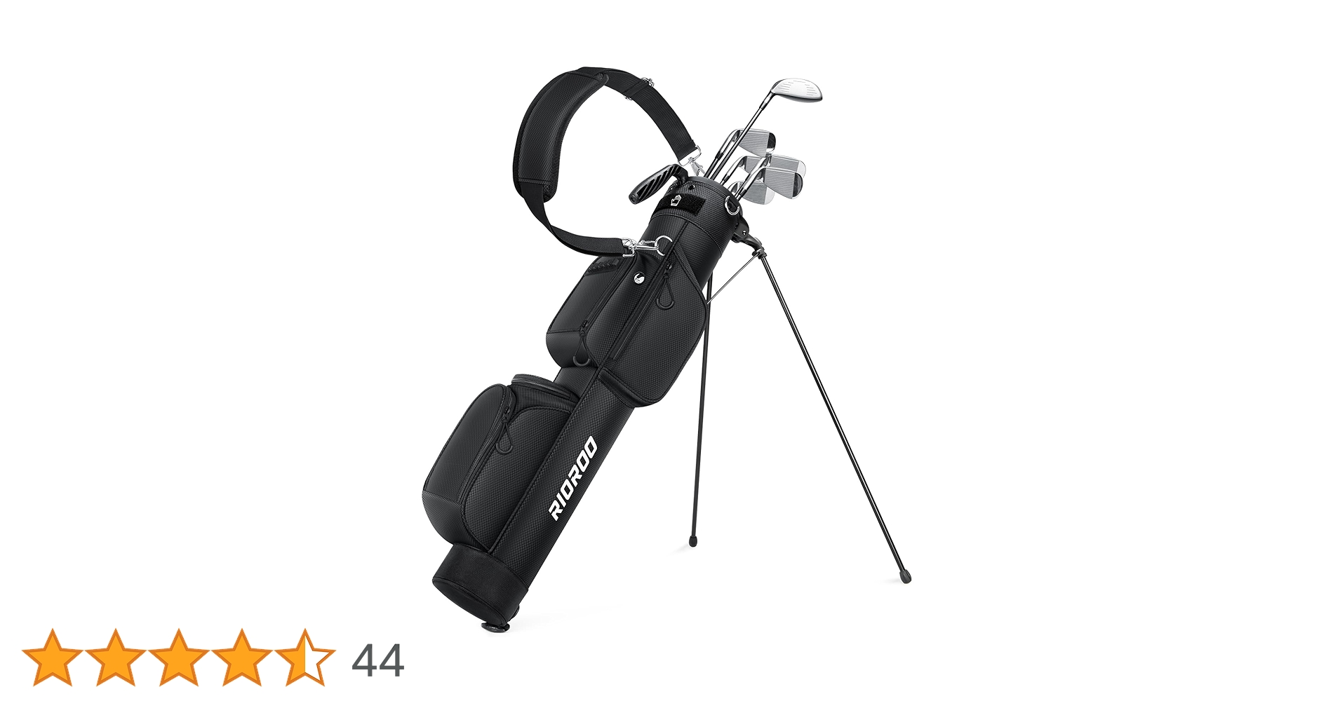 Amazon | RIOROO 3分割 ゴルフ スタンドバッグ セルフスタンド クラブ